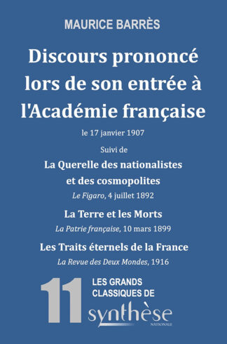 Discours prononcé à l’Académie française